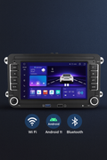 🚗 Android 11 Multimedija – Wi-Fi, GPS, 32 GB – Kompatibilna sa VW / Skoda / Seat