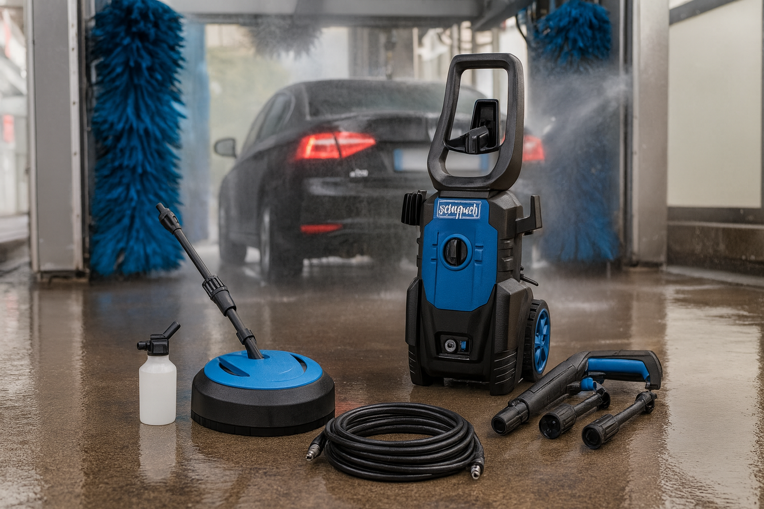 🔥 Visokotlačni perač SCHEPPACH HPC1600-KIT – snaga, preciznost i mobilnost u jednom!