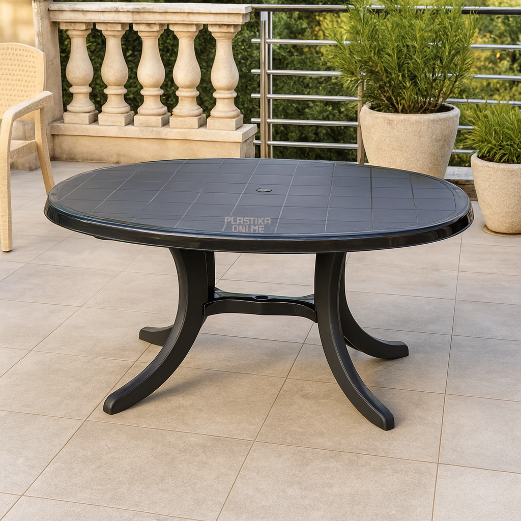 🏡 Ovalni Vrtni Sto Orlando – moderan, stabilan i praktičan