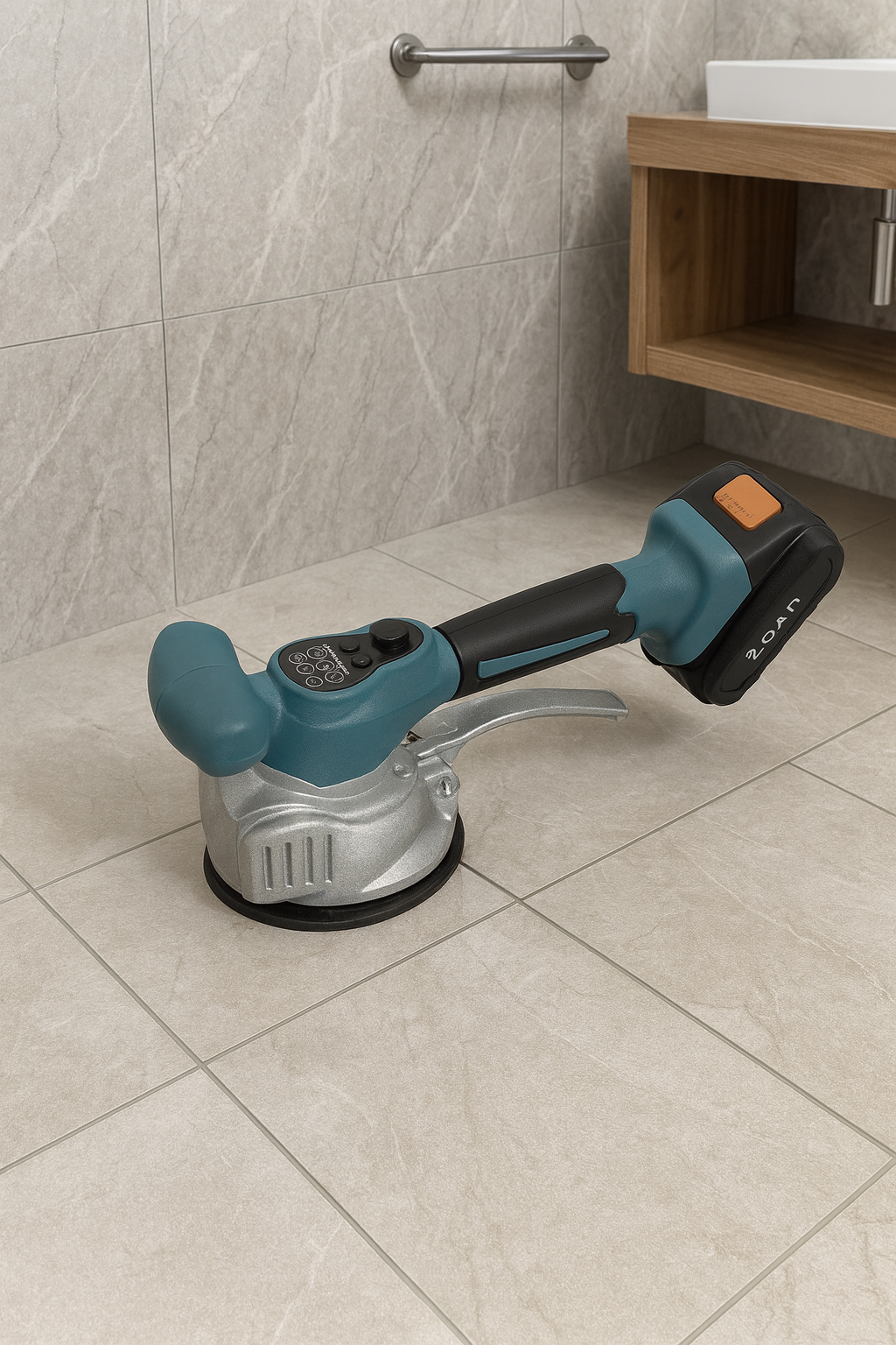 🔧 AKU Vibrator za Pločice – Profesionalni Vakuum Alat za Keramiku