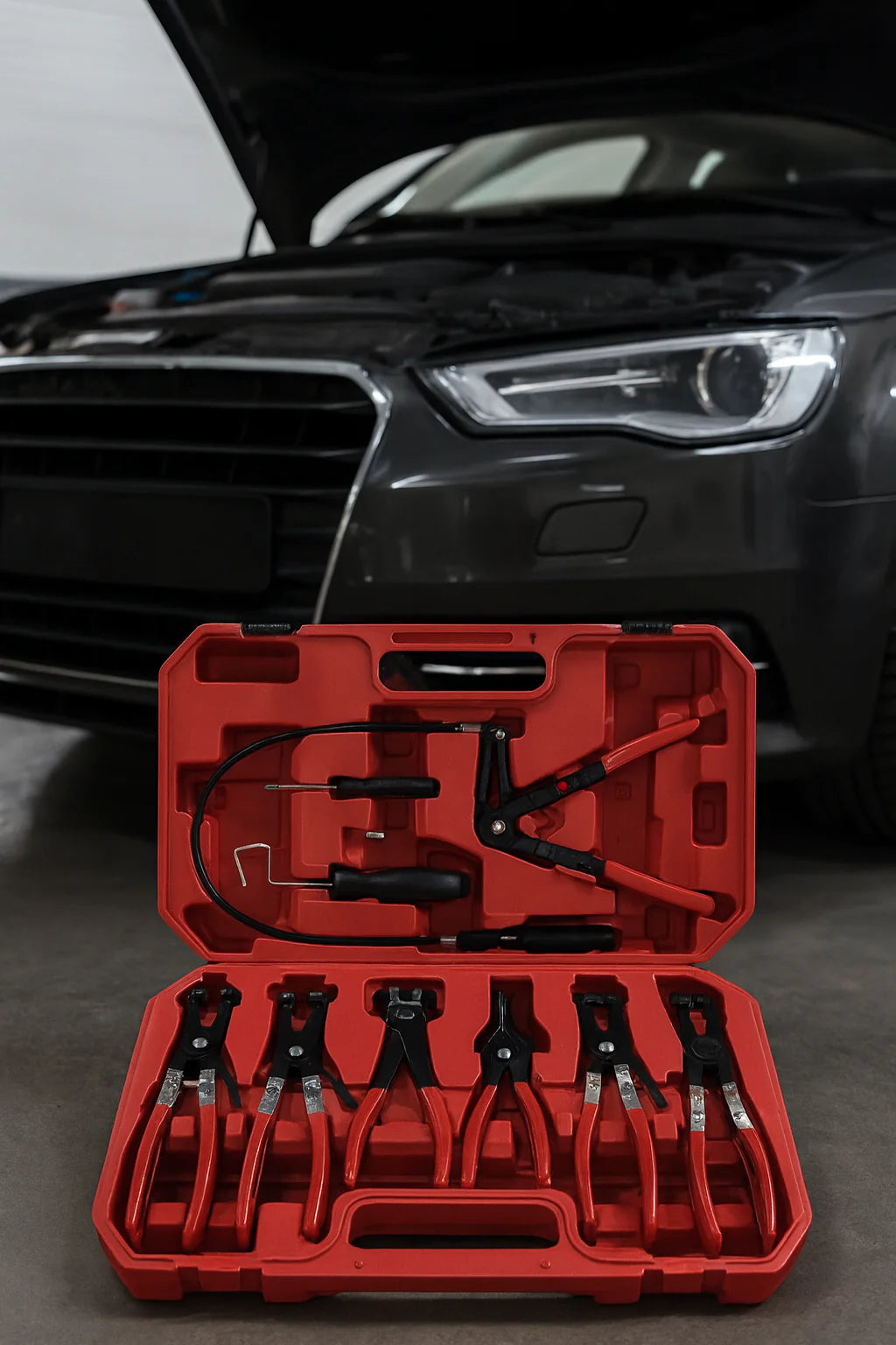 Profesionalni set kliješta za selne – 9-dijelni komplet u koferu