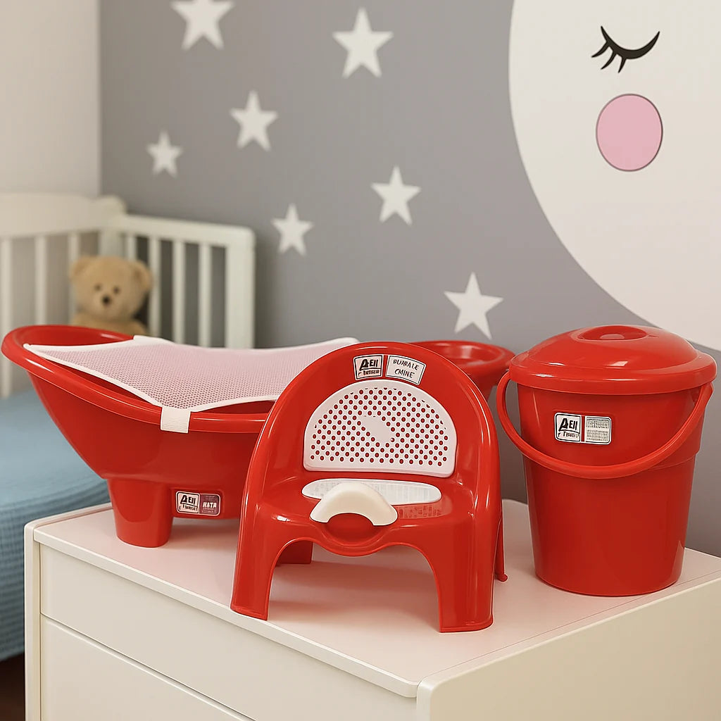 Set za Kupanje Beba 5u1 – Sve što vam treba za sigurno i udobno kupanje!