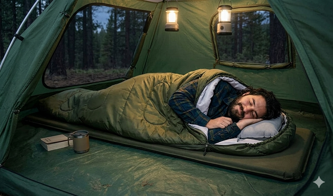 🛌❄️ LAGANA VODOOTPORNA VREĆA ZA SPAVANJE – TOPLINA I UDOBNOST U SVAKOJ AVANTURI! 🏕️🔥