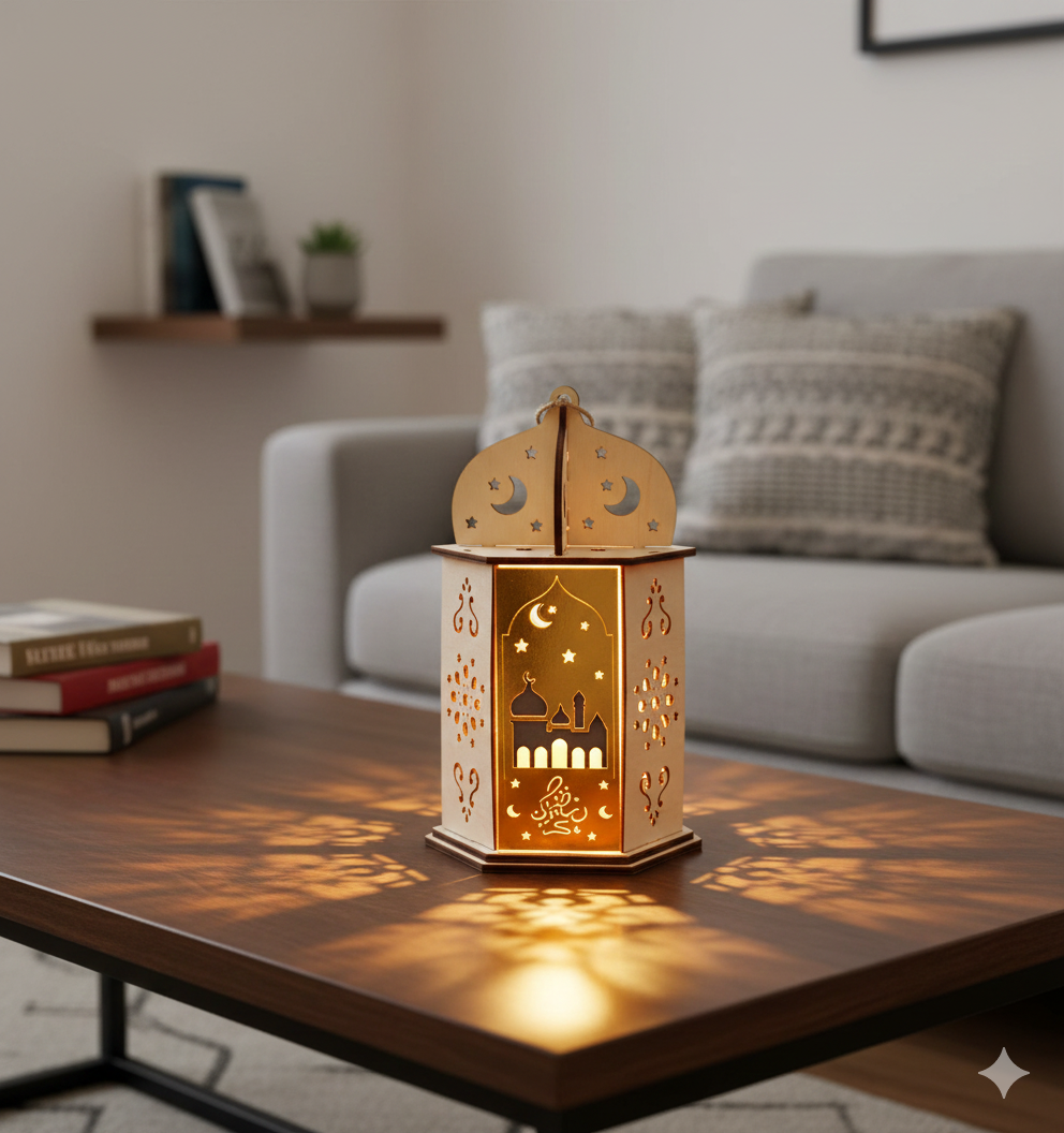 🌙 RAMAZANSKI FENJER NA BATERIJE 10 cm – MALI DETALJ, VELIKI UGOĐAJ 🌙
