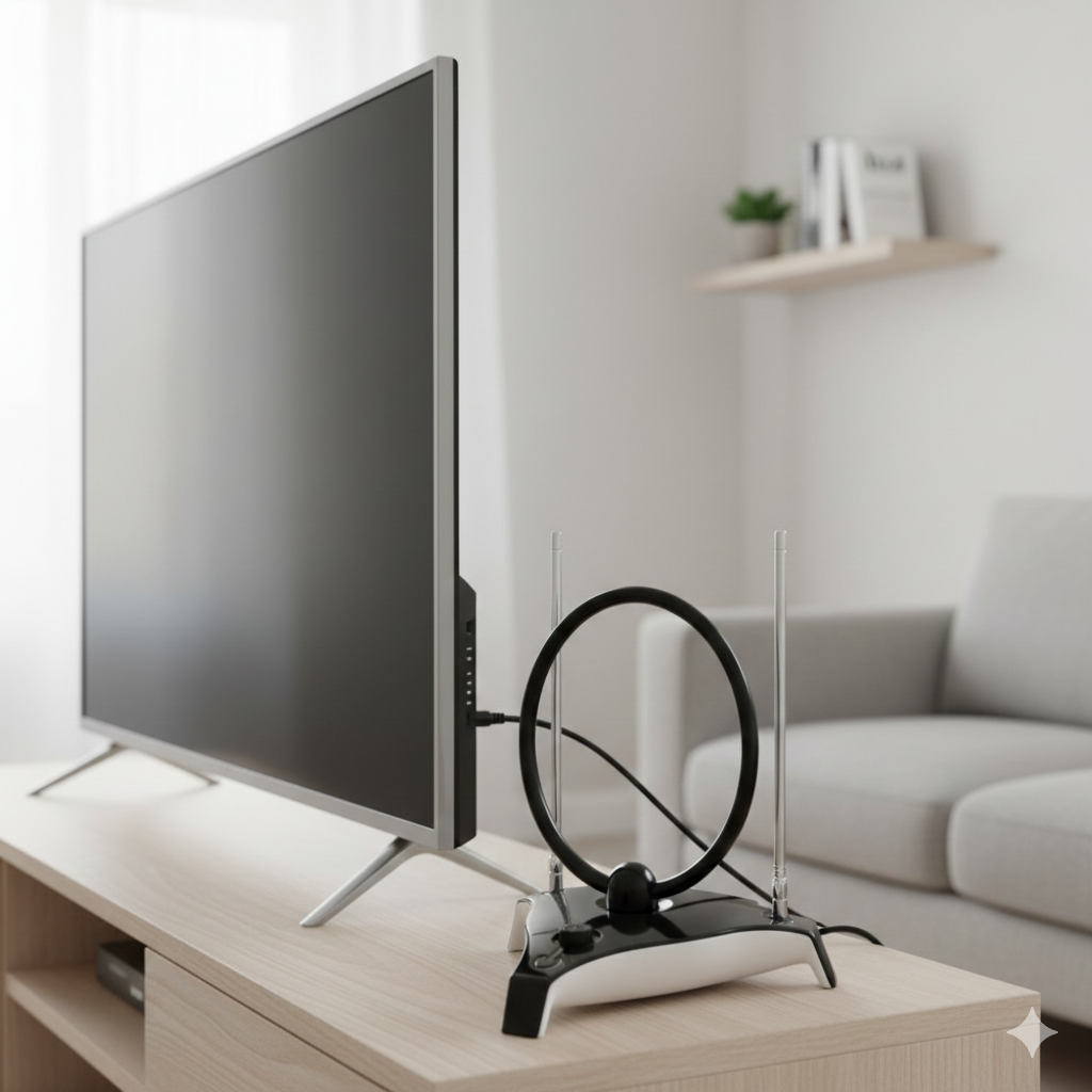 📡 FALCOM ANT-208 SOBNA ANTENA S POJAČALOM – ČISTA SLIKA BEZ SMETNJI