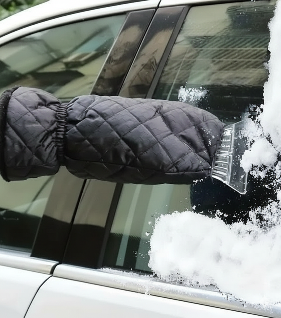 ZIMSKI STRUGAČ ZA LED SA TOPLOM RUKAVICOM – KRAJ SMRZNUTIM PRSTIMA! ❄️