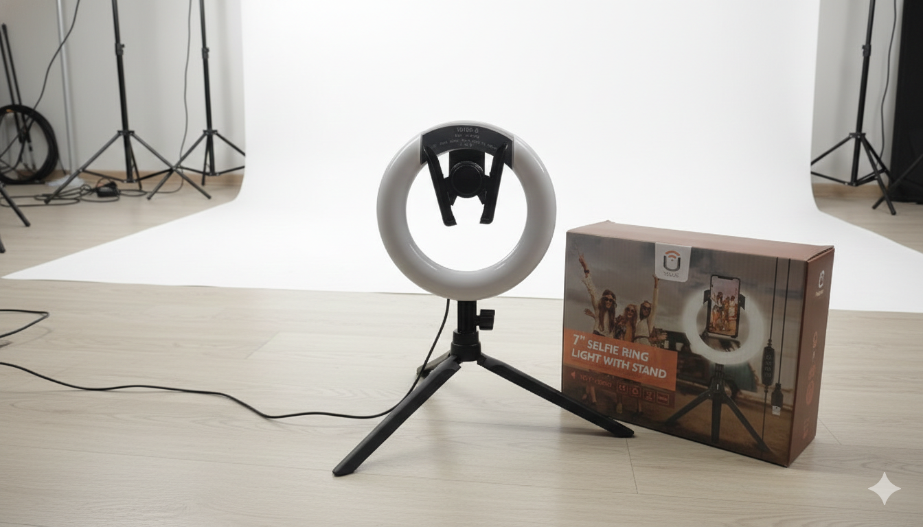 💡📱 RING LIGHT TRIPOD SA DRŽAČEM ZA TELEFON