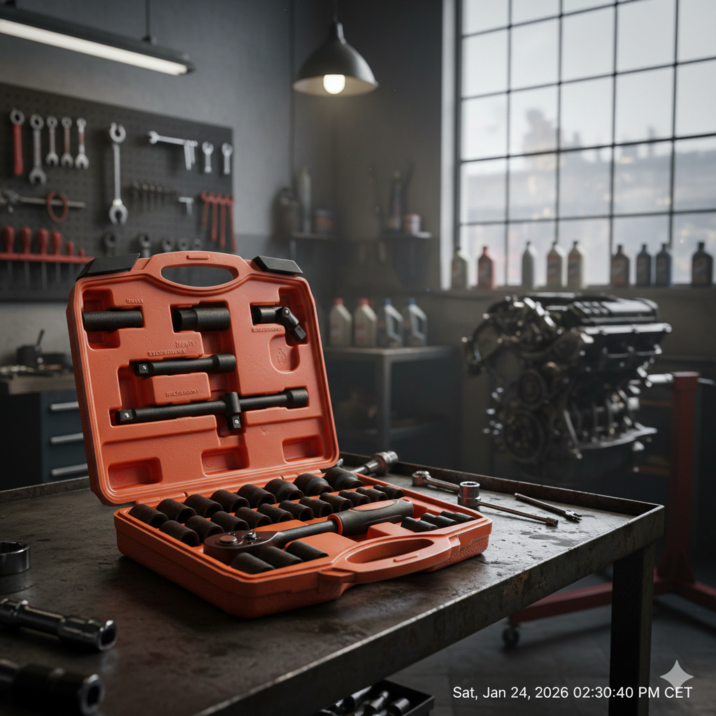 🔧🔥 SET KOVANIH NASADNIH KLJUČEVA HAINA – 32 KOM | 1/2″ (6 & 12-UGAONI) 🔥🔧