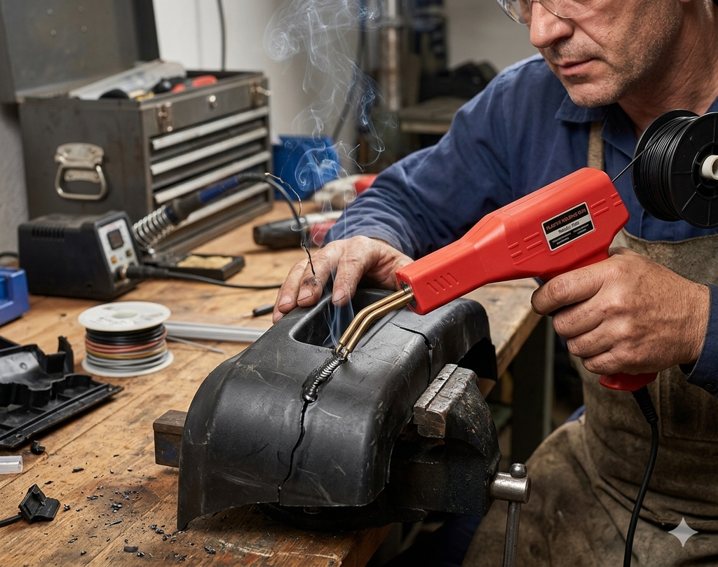 🔧🔥 APARAT ZA ZAVARIVANJE PLASTIKE 50W – POPRAVI, OJAČAJ I UŠTEDI!
