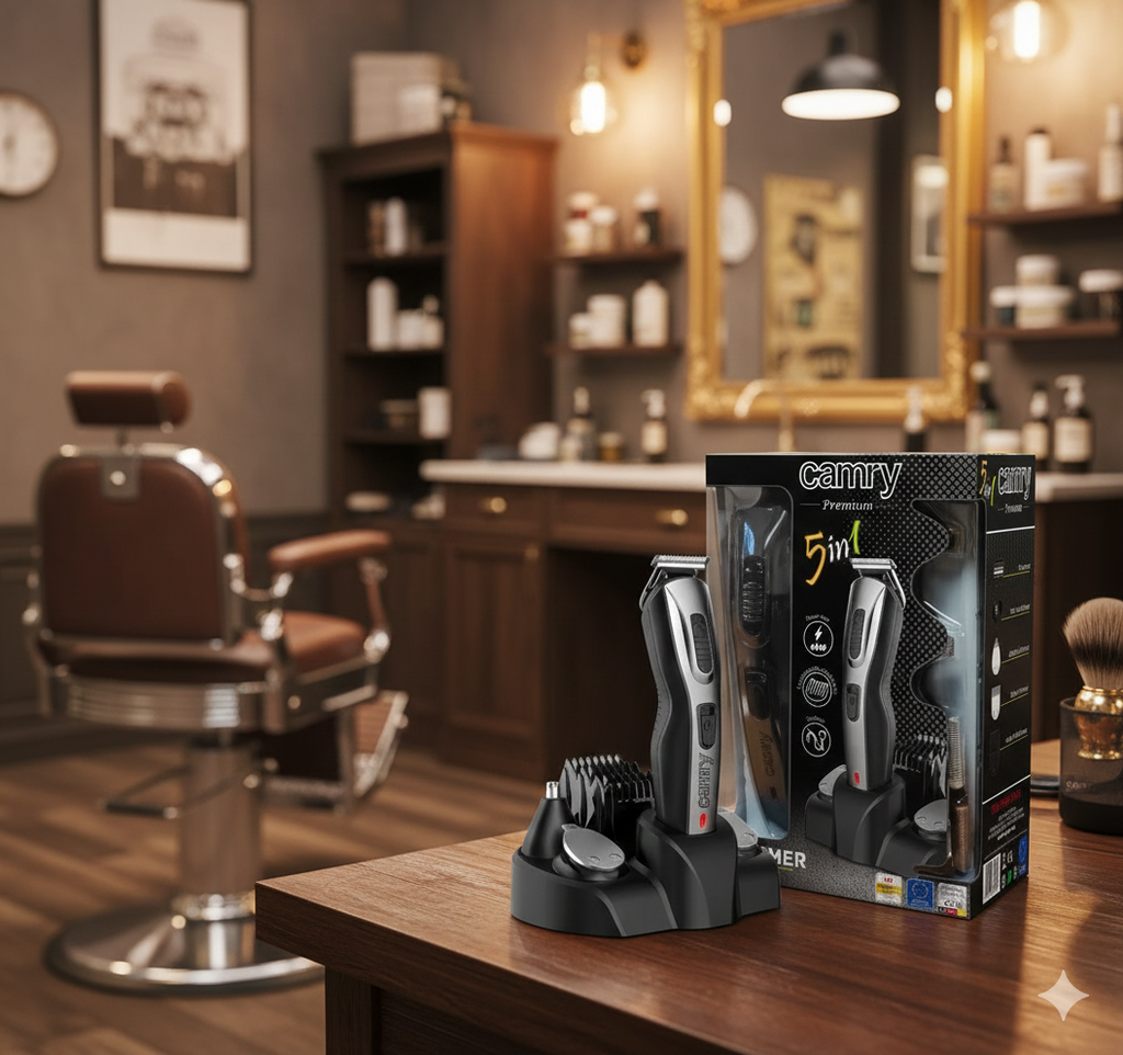 CAMRY CR2921 – PROFESIONALNI 5-U-1 TRIMER ZA KOSU, BRADU I TJELO!