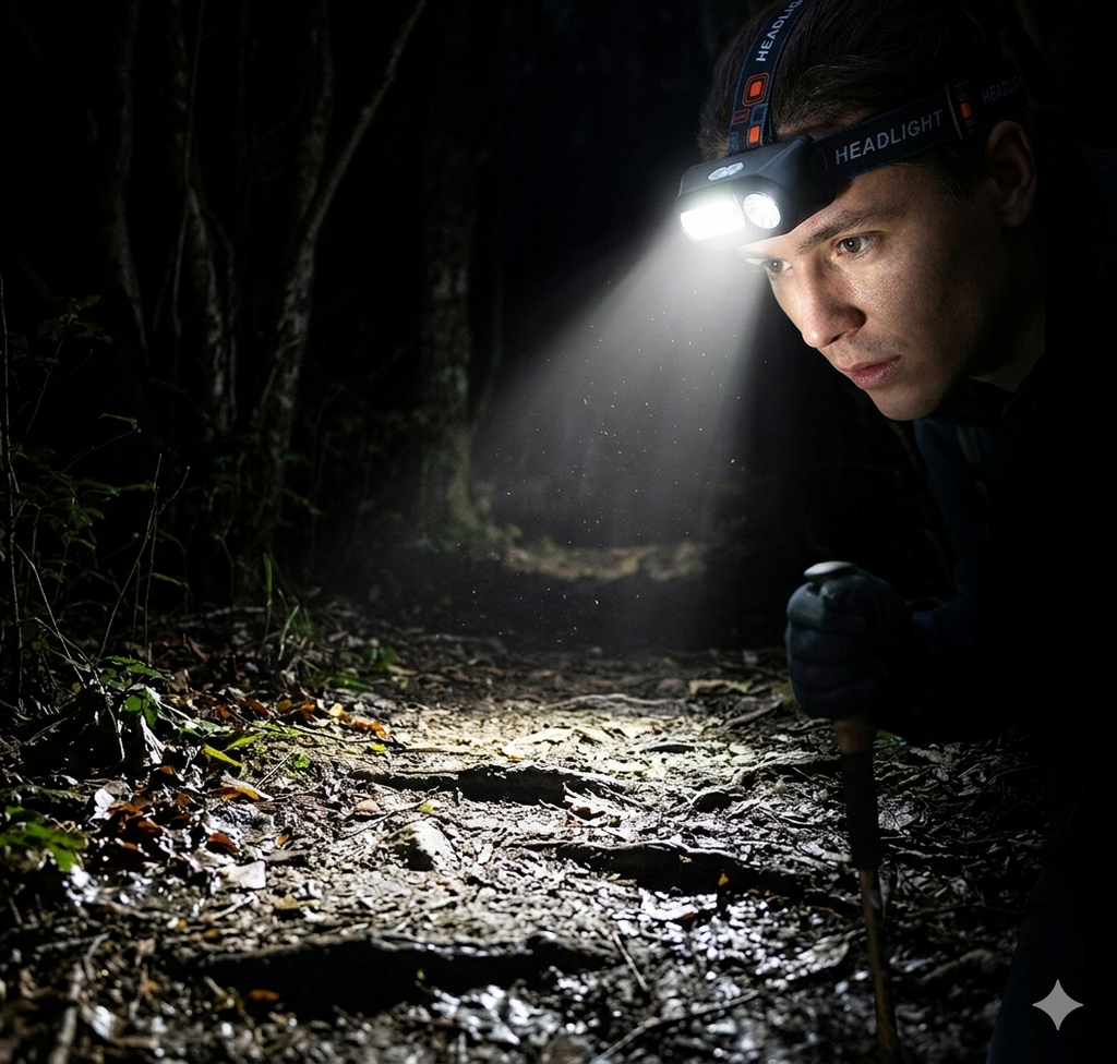 🔥 KOMPAKTNA LED LAMPA ZA GLAVU – MALA, ALI BRUTALNO SNAŽNA! 🔥