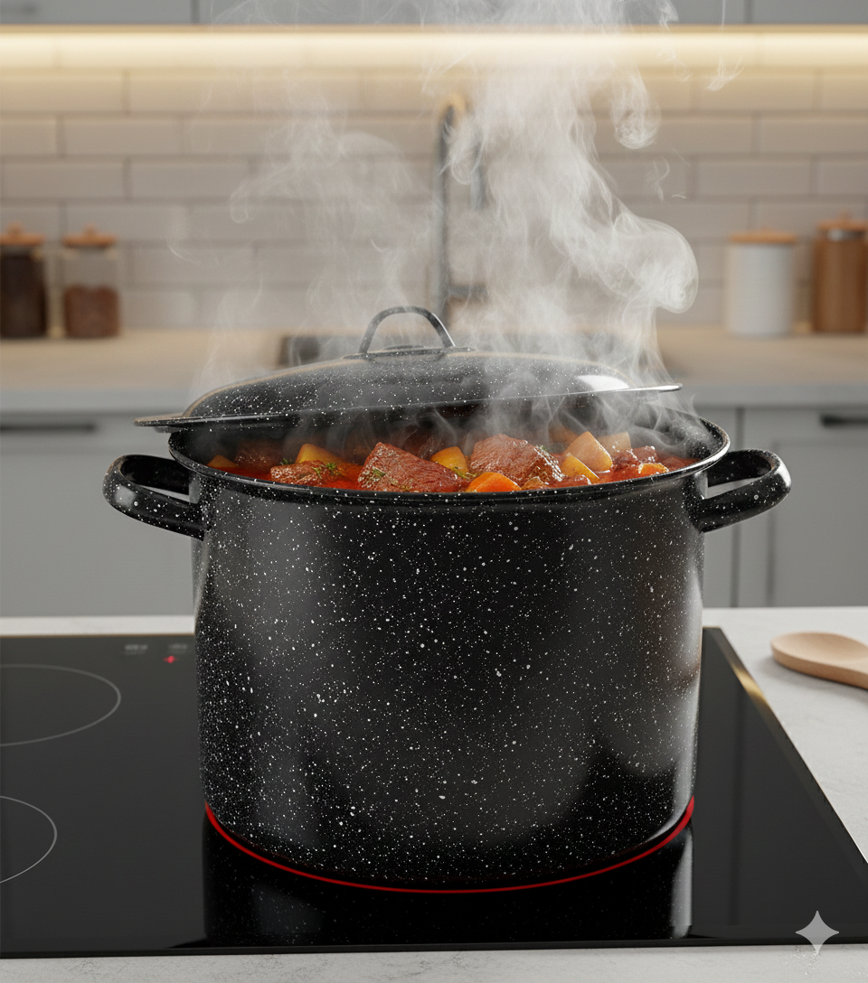 🍲 LONAC SA POKLOPCEM Ø30 CM – 17,5 L