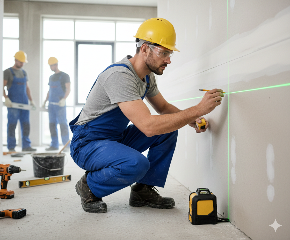 🔥 LASER / NIVELIR 5D – 5 LINIJA | PROFESIONALNA PRECIZNOST 🔥