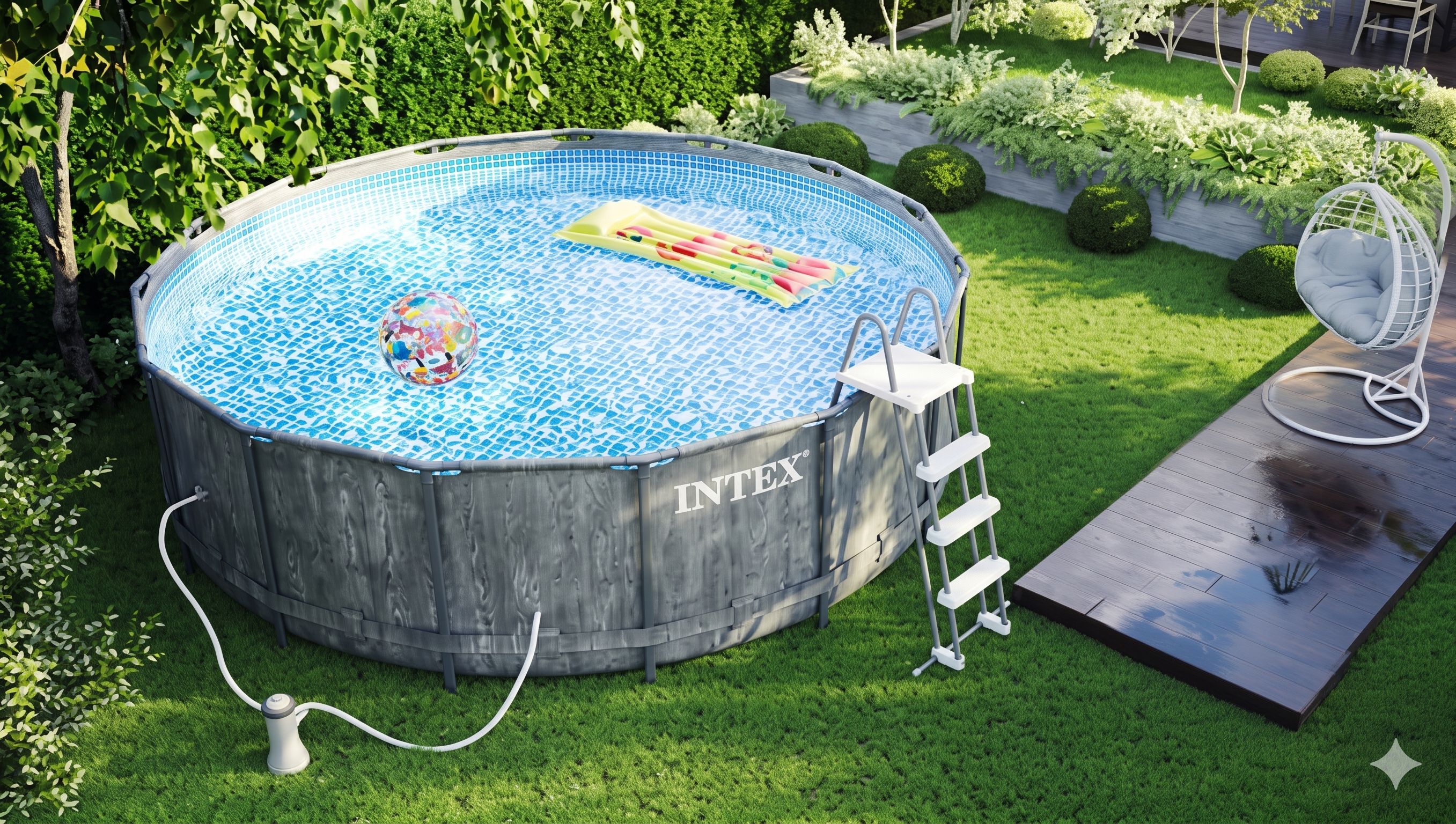 🏊 INTEX BAZEN SA METALNOM KONSTRUKCIJOM GREYWOOD PRISM FRAME PREMIUM 457 x 122 cm 🏊🔥