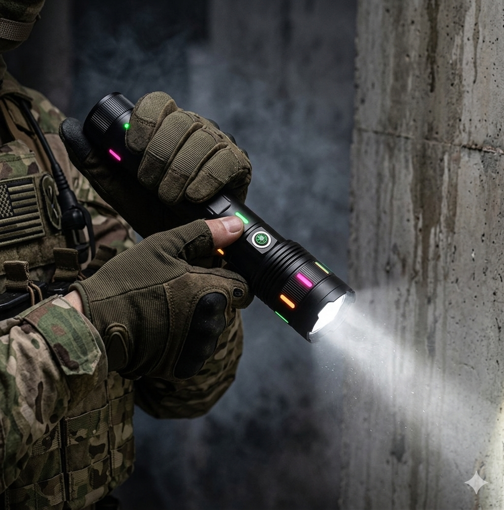 🔦💣 COBA LASER BATERIJSKA LAMPA – EKSTREMNI DOMET | TYPE-C | VODOOTPORNA!