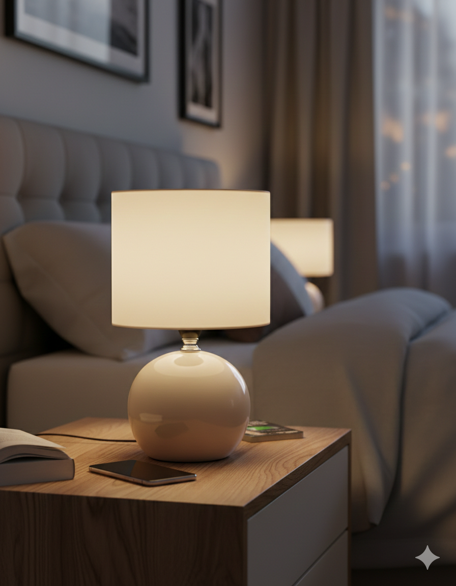 ✨ ELEGANTNA STOLNA LAMPA – MALI FORMAT, VELIKI UTISAK ✨