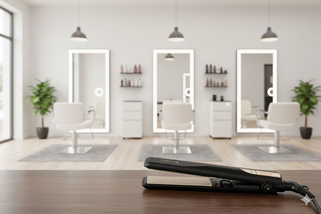 REMINGTON S1005 CERAMIC STRAIGHT 230 – PROFESIONALNA PEGLA ZA KOSU SA 4-STRUKOM ZAŠTITOM!