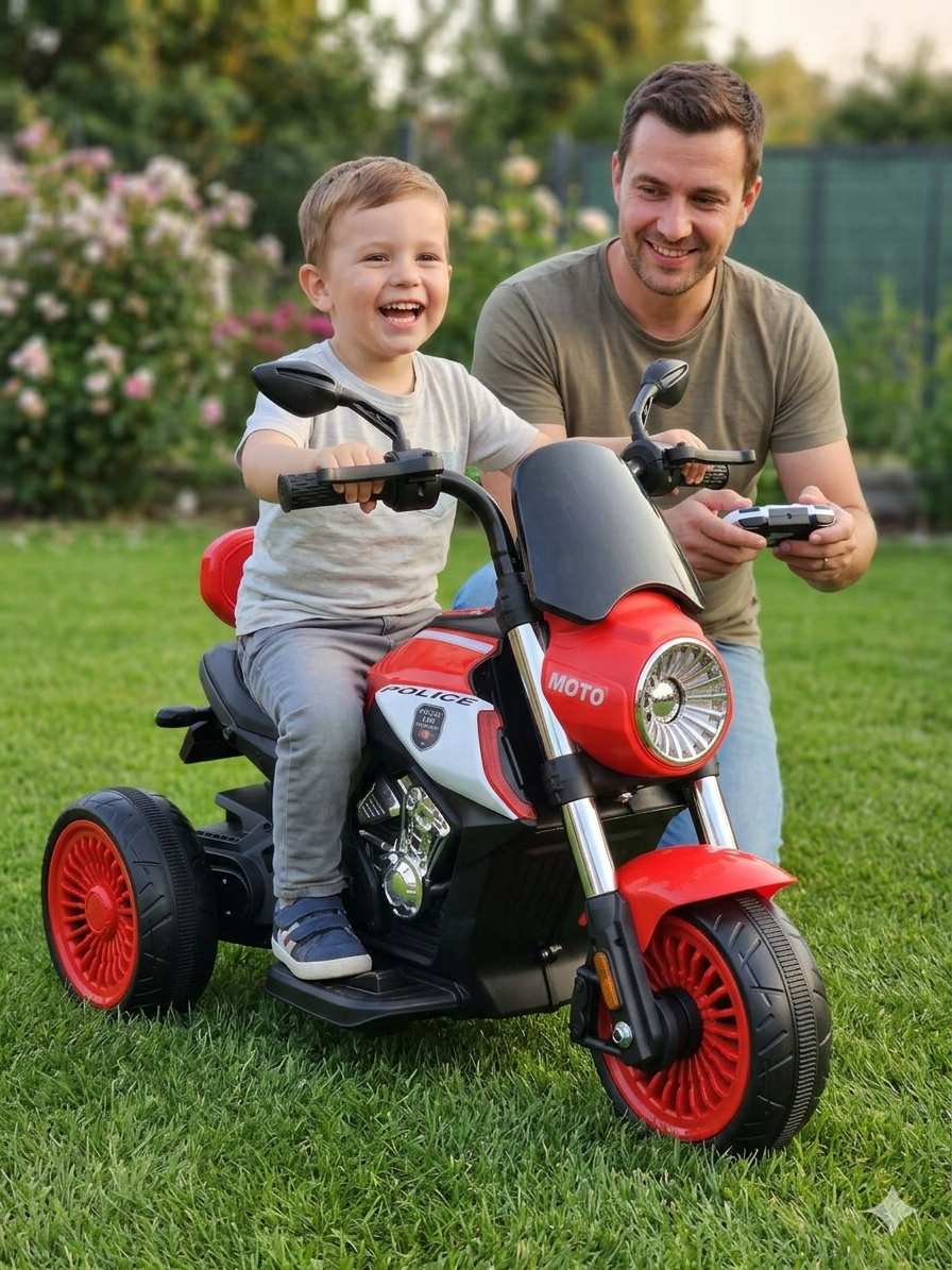 🚓🏍️ POLICE MOTOR NA AKUMULATOR (12V) 🏍️🚓
