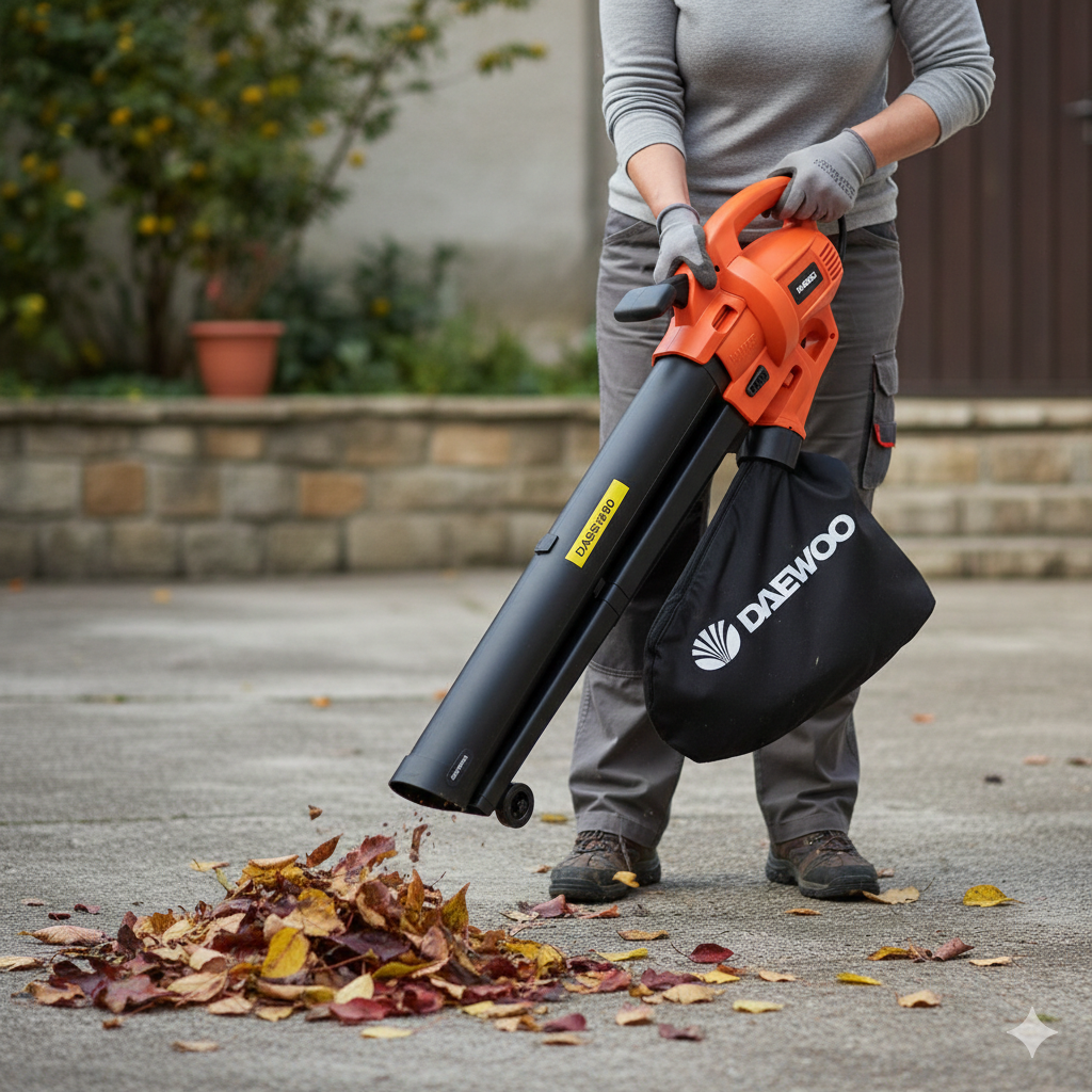 🍂 DAEWOO ELEKTRIČNI USISIVAČ & DUVAČ LIŠĆA S DROBIILICOM – SNAGA KOJA ČISTI BEZ MILOSTI