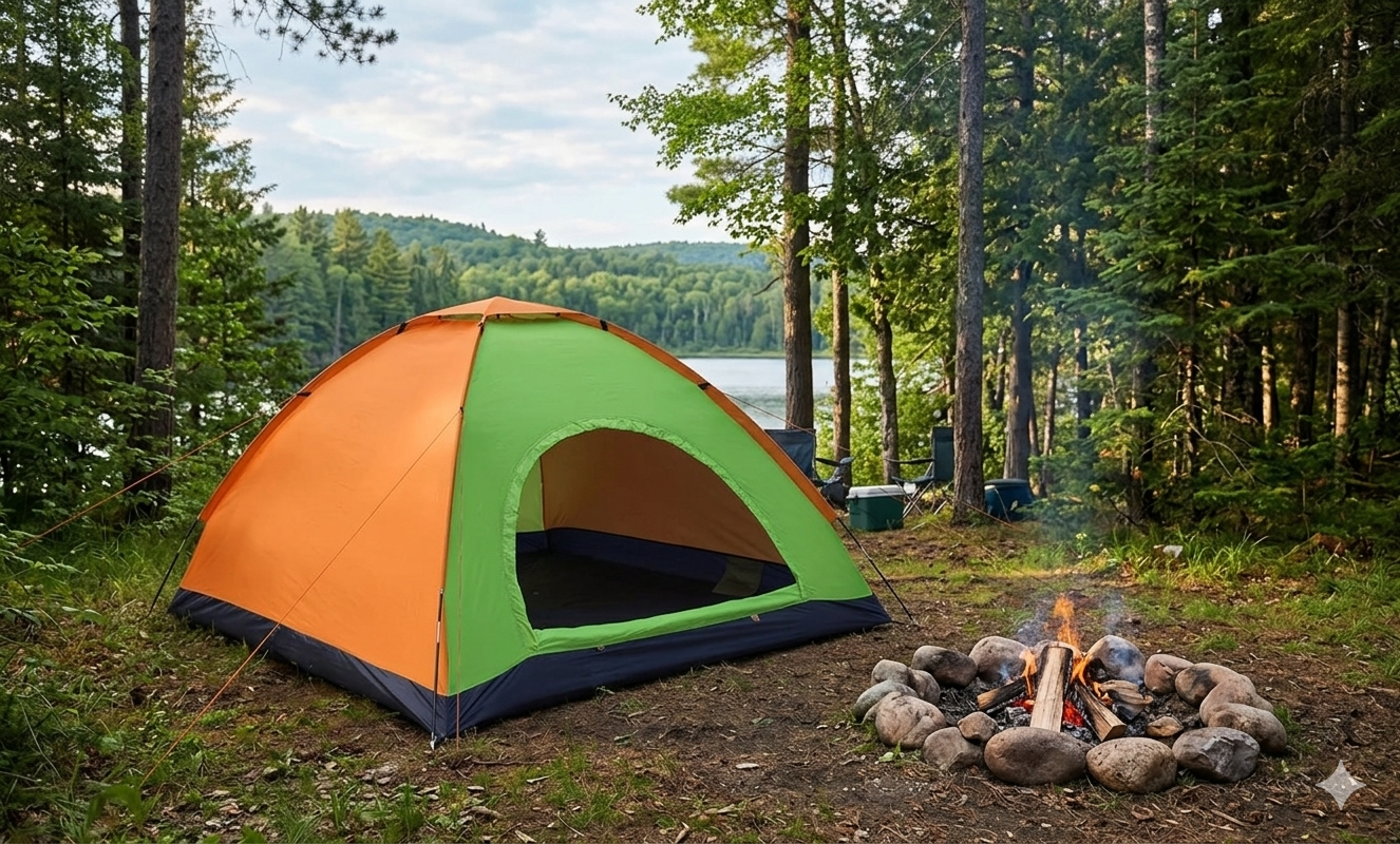 ⛺ PORODIČNI ŠATOR 208 x 204 CM – VODOOTPORAN + UV ZAŠTITA! 🌞🏕️