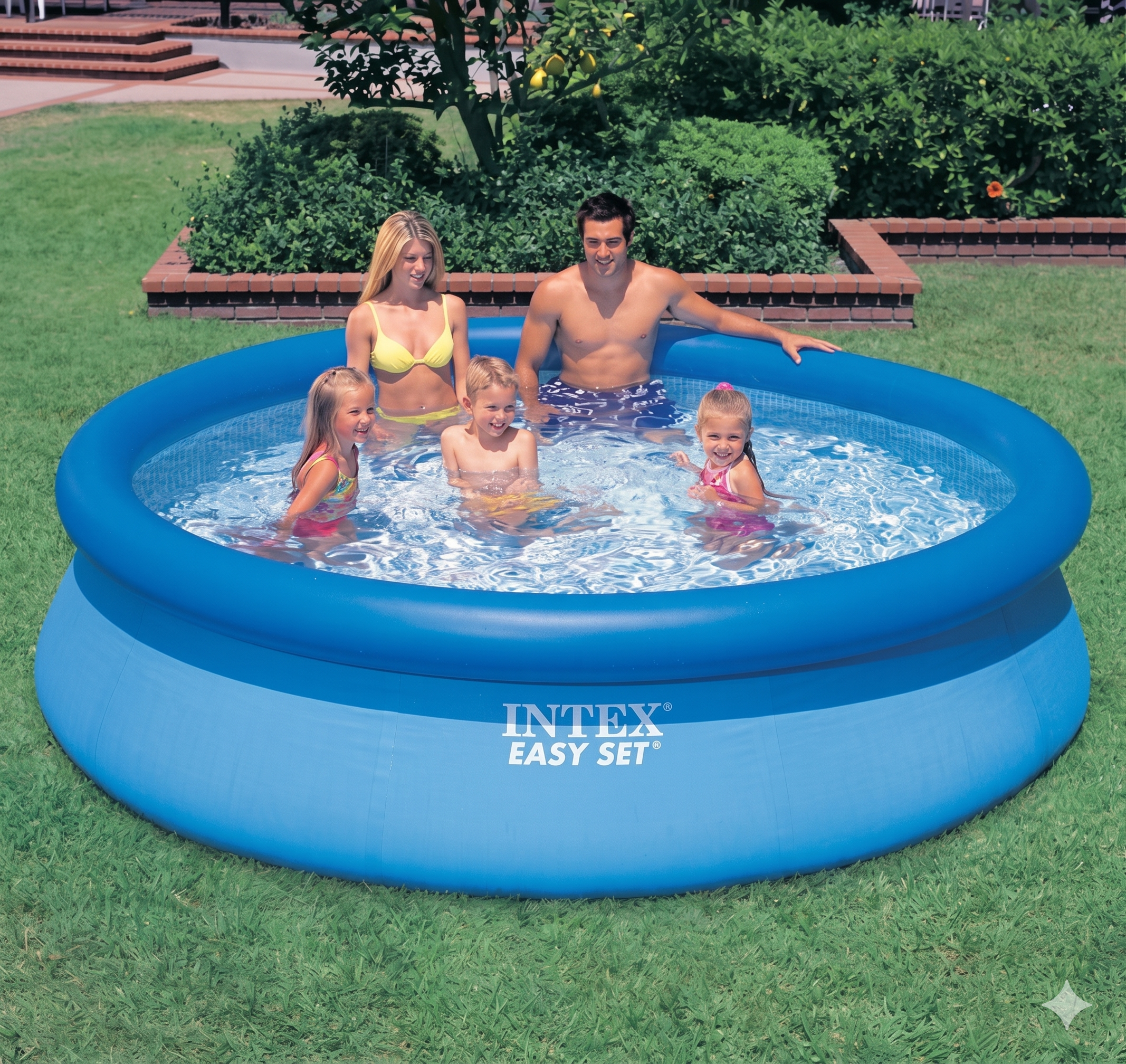 INTEX EASY SET NAPUHANI BAZEN 244 x 61 cm + GRATIS PUMPA ZA NAPUHAVANJE 🏊♂️🔥💦