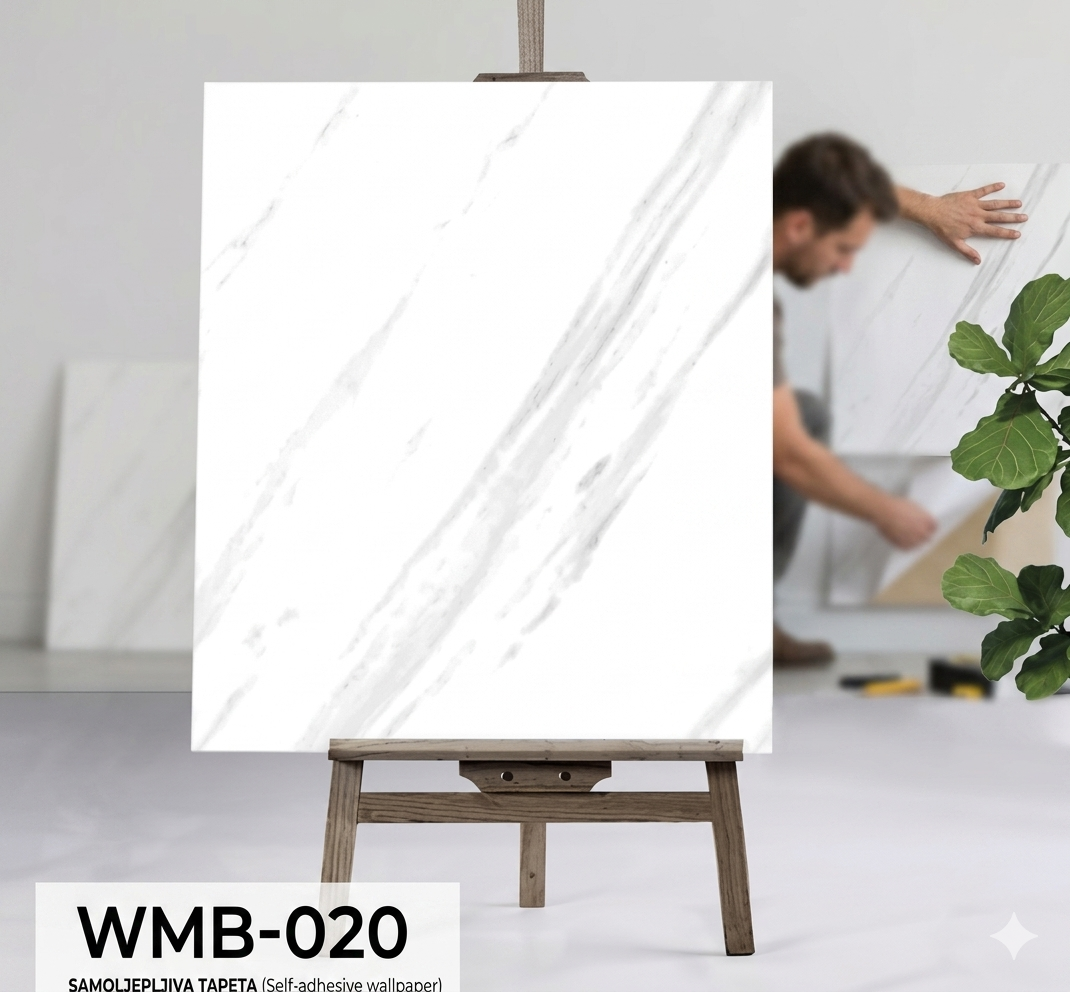 🏡 SAMOLJEPLJIVA PVC TAPETA  (60x60 cm)