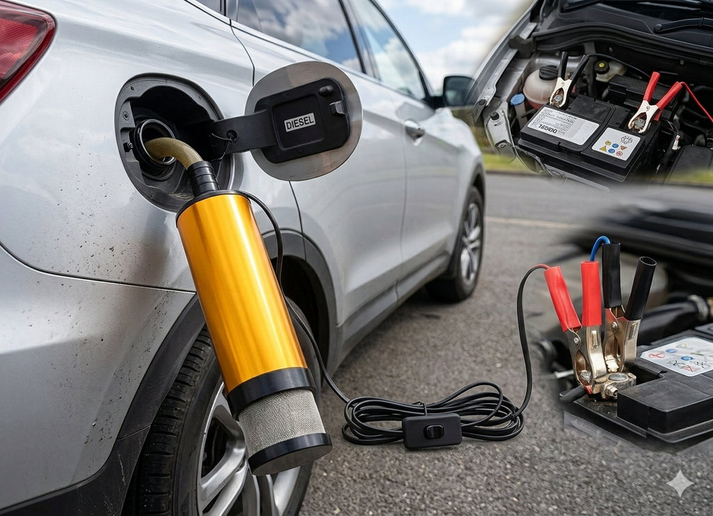 MINI POTAPAJUĆA ELEKTRIČNA PUMPA 12V – SNAGA KOJA PRAZNI REZERVOAR ZA MINUTE