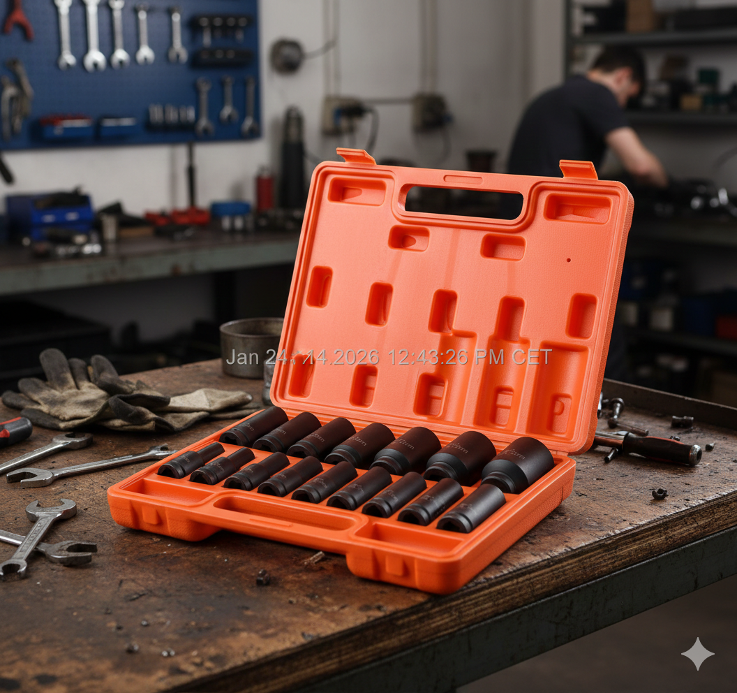 🔧🔥 SET DUGIH UDARNIH NASADNIH KLJUČEVA 1/2″ – 16 KOM (10–32 mm) 🔥🔧