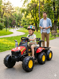 🚜 DJEČIJI TRAKTOR NA AKUMULATOR SA PRIKOLICOM 12V 🔥