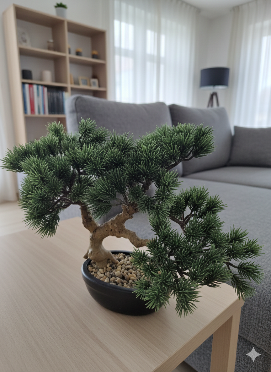 🌳 UMJETNO DRVO BONSAI U SAKSIJI 40 cm – PRIRODNA ELEGANCIJA BEZ ODRŽAVANJA 🌳