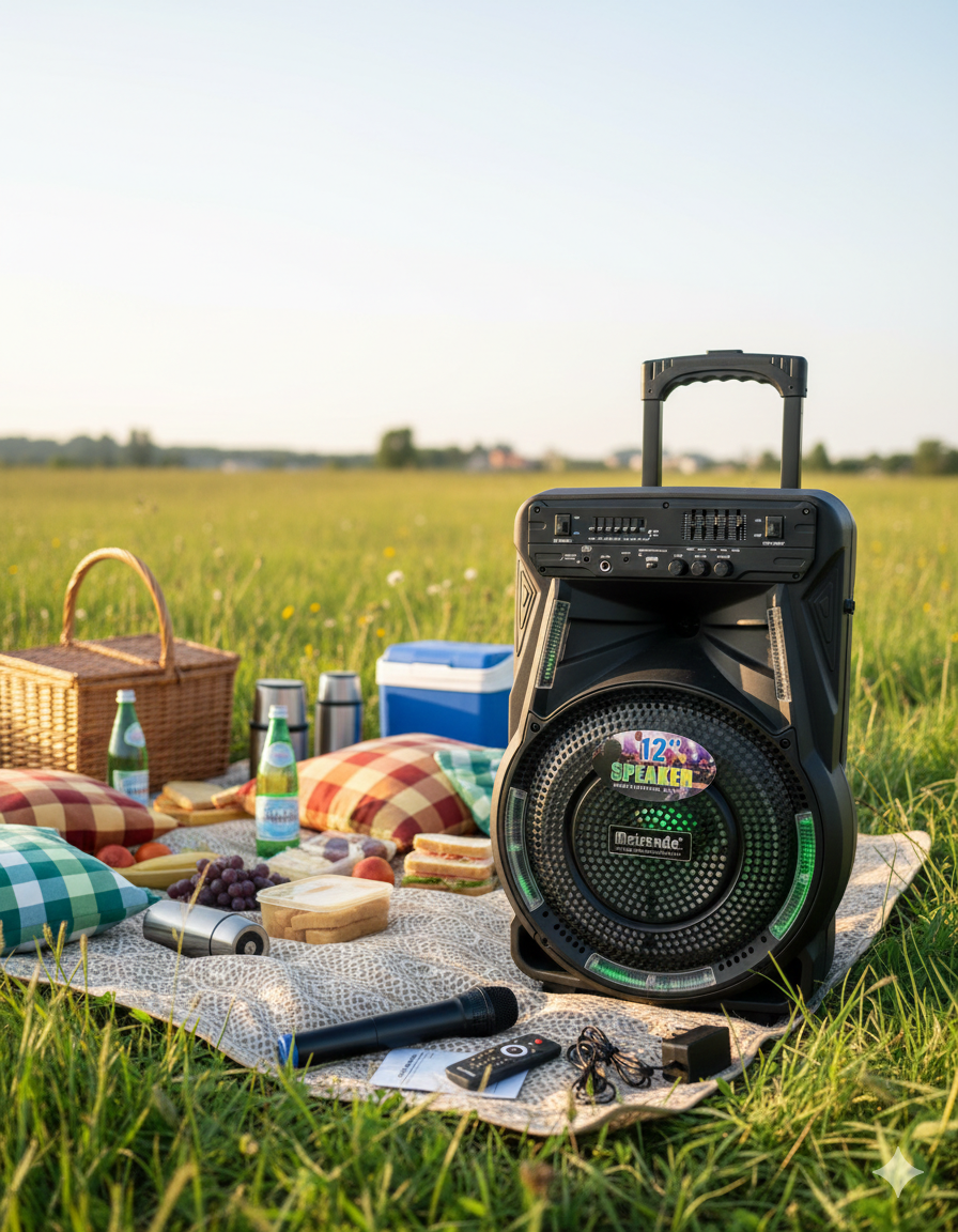 🔊 MEIRENDE K3-12 KARAOKE BLUETOOTH ZVUČNIK – PRAVI SHOW GDJE GOD DA SE POJAVIŠ