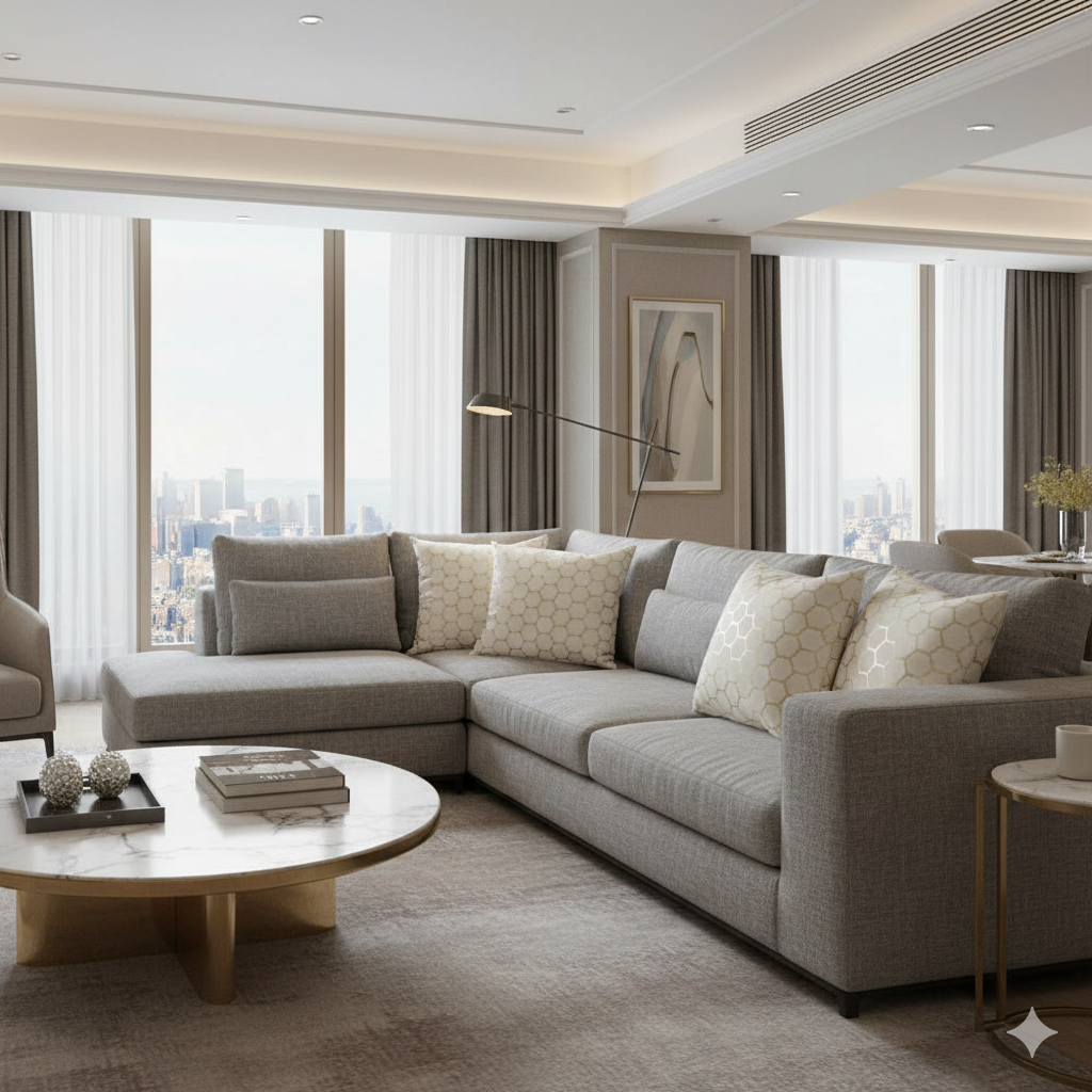 MEKI DEKORATIVNI JASTUK 45 × 45 cm – SAVRŠEN ZA FARMHOUSE I MODERNU DEKORACIJU