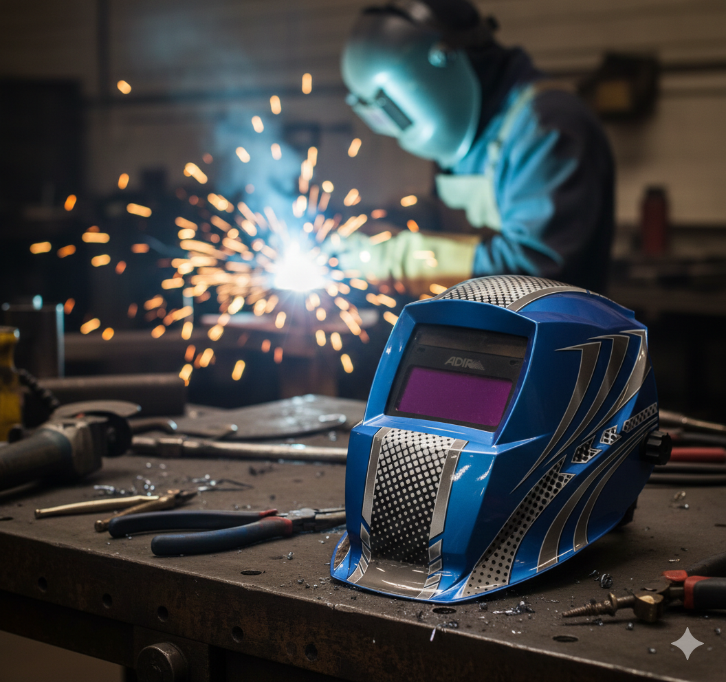 🛡️ PROFESIONALNA ELEKTRONSKA MASKA ZA VARENJE ADIR 6713