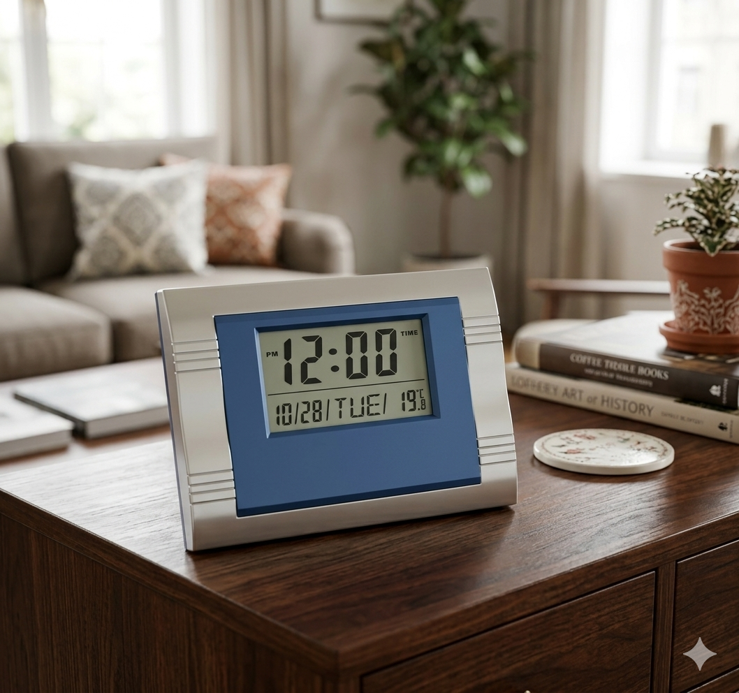⏰ DIGITALNI ZIDNI SAT – JUMBO DISPLAY KOJI VIDIŠ IZ DRUGE SOBE!