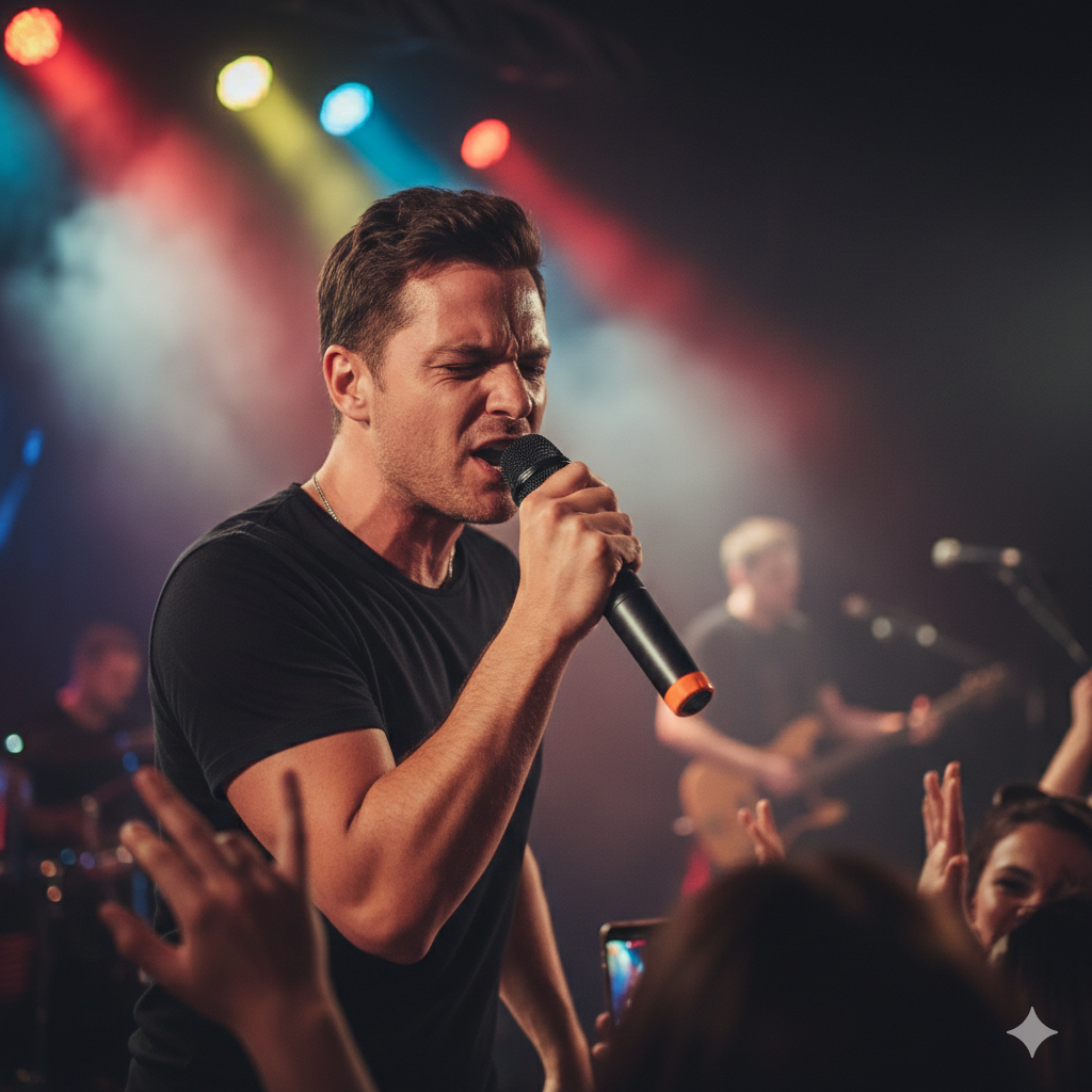 🎤 ANDOWL BEŽIČNI MIKROFON x2 – DUO SNAGA ZA KARAOKE, GOVORE I NASTUPE