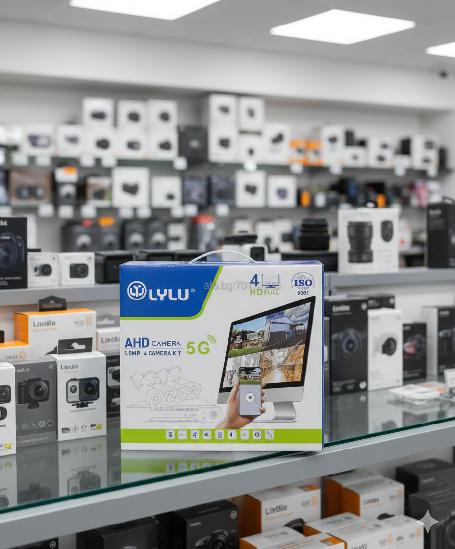 📹🔥 FULL AHD CCTV SET – 4 KAMERE + DVR | FULL HD | 24/7 NADZOR 🔒