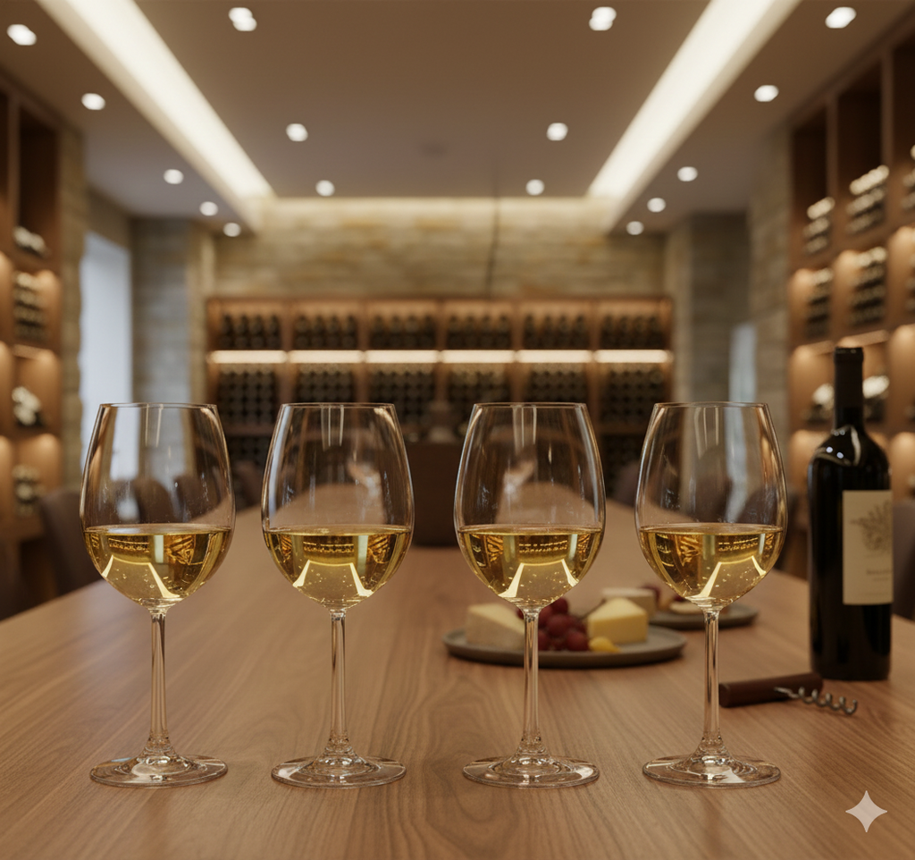 🍷 MIRENA ČAŠE ZA VINO 430 ML – SET 4 KOMADA