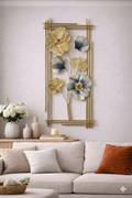 🖼️ METALNI ZIDNI UKRAS – 92 × 41 cm