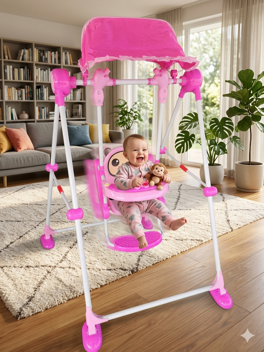 👶 BABY LJULJAŠKA SA MUZIKOM I ZAŠTITOM OD SUNCA 🌤️🎶