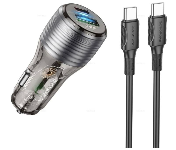 🚗⚡ BOROFONE BZ30 ABSOLUTE AUTO PUNJAČ – PD 30W + QC 3.0