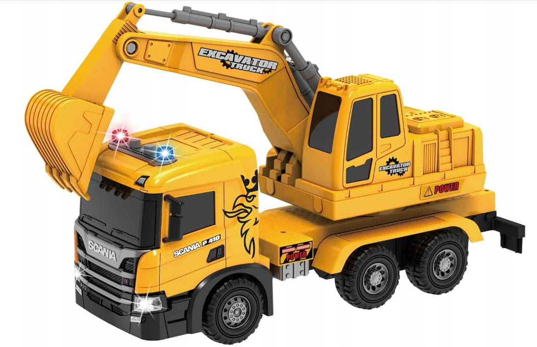 🚜 SUPER BIG TRUCK – EKSKAVATOR SCANIA (SVJETLO + ZVUK)