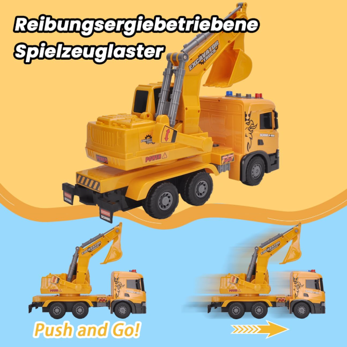 🚜 SUPER BIG TRUCK – EKSKAVATOR SCANIA (SVJETLO + ZVUK)