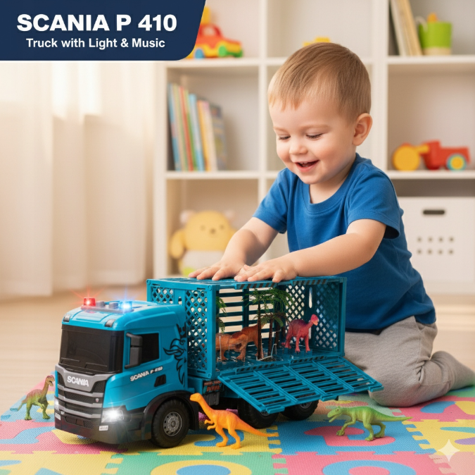 🚚 SCANIA P 410 XXL – GIGANTSKA KAMION ZA TRANSPORT ŽIVOTINJA (50 cm)