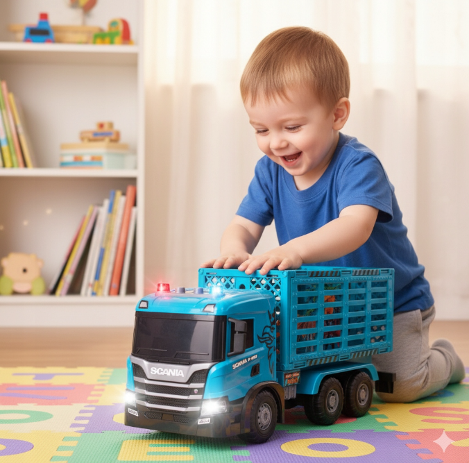 🚚 SCANIA P 410 XXL – GIGANTSKA KAMION ZA TRANSPORT ŽIVOTINJA (50 cm)