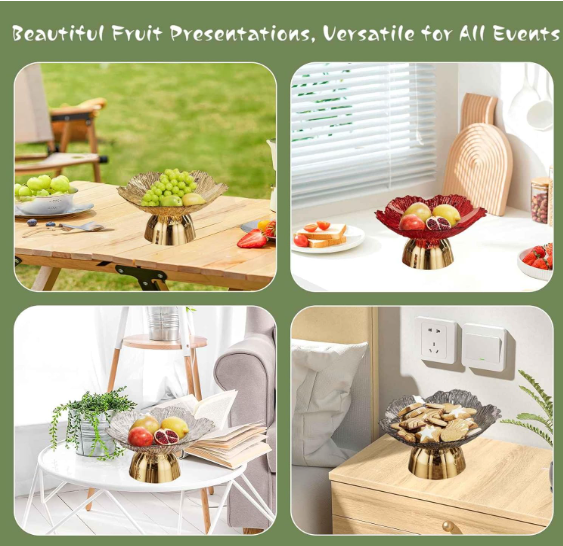 🍰 AFXGUSD DEKORATIVNA ZDJELA NA POSTOLJU – SIVA