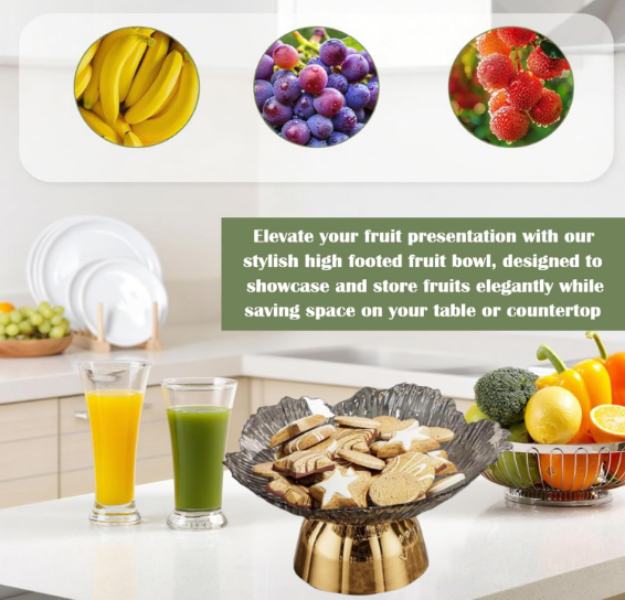 🍰 AFXGUSD DEKORATIVNA ZDJELA NA POSTOLJU – SIVA