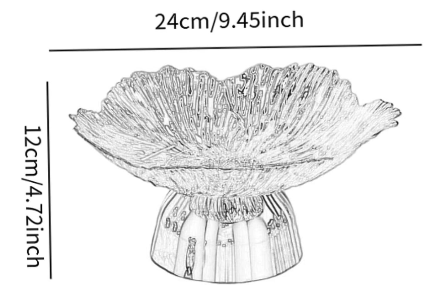 🍰 AFXGUSD DEKORATIVNA ZDJELA NA POSTOLJU – SIVA