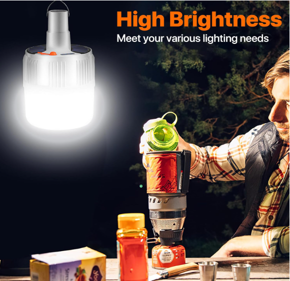 🏕️ SOLAR LED CAMPING LAMPA – TVOJ NAJPOUZDANIJI PARTNER NA OTVORENOM! 🔦