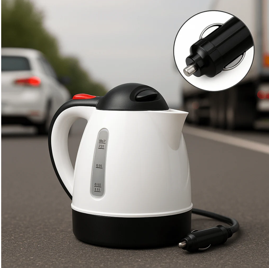 🚗☕ PUTNO KUHALO ZA VODU 12V / 24V – SAVRŠENO ZA AUTO, KAMION I PUTOVANJA ☕🚗