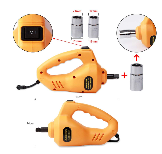 🔧🚗 VOLTZ ELEKTRIČNI UDARNI KLJUČ ZA TOČKOVE – 12V AUTO SET ZA BRZU ZAMJENU GUMA 🚗🔧